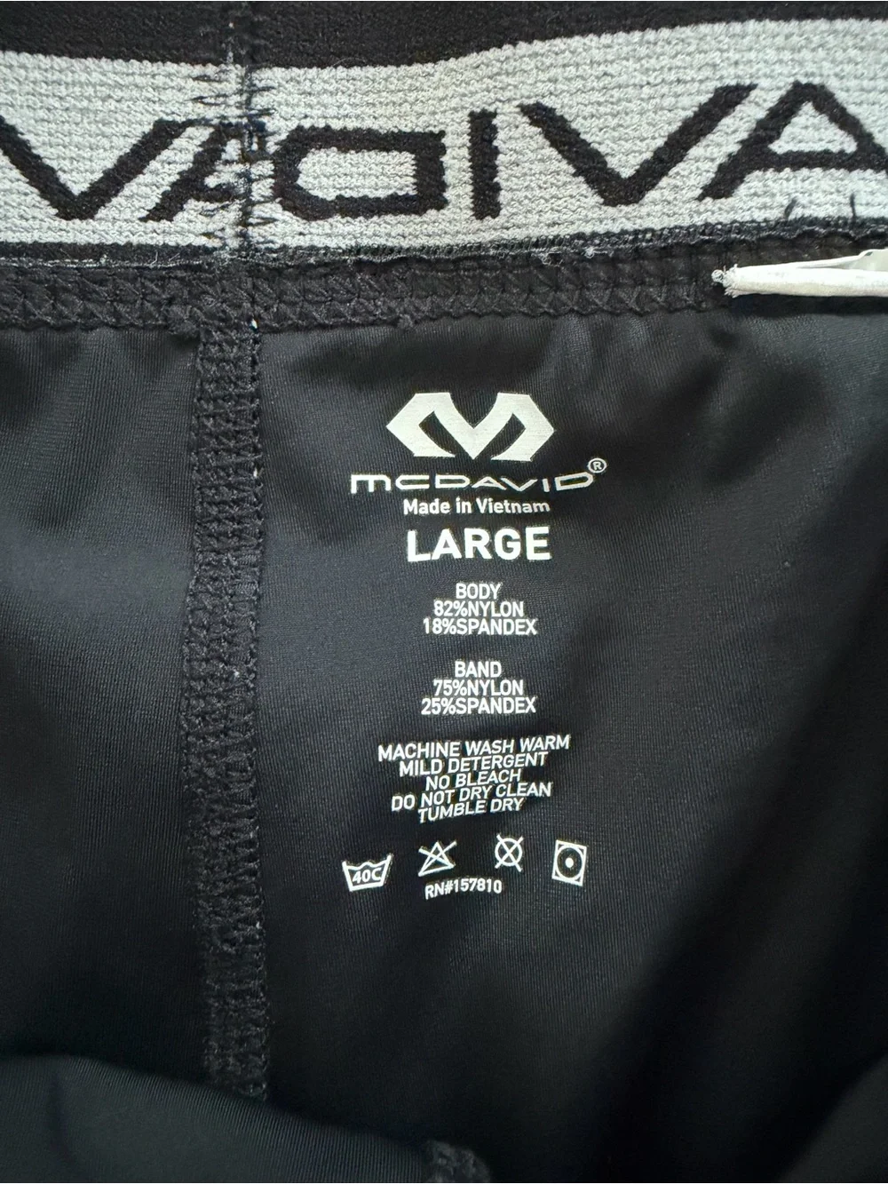 McDavid 8201 Super Cross Compression Short with Hip Spica, Large